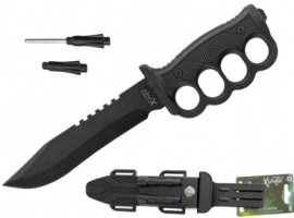 FACA ESPORTIVA C/BAINHA,BUSSOLA E APITO E AMOLADOR