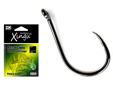 Anzol chinu black sem fisga n°10