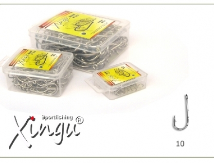 Anzol cx plast Nº 10 c/ 100 pçs