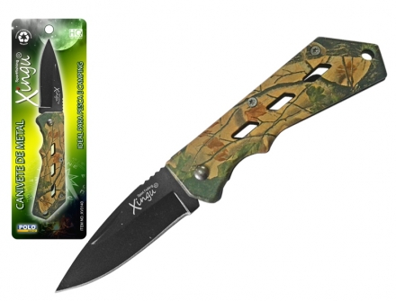 Canivete Metal Camuflado xv3140