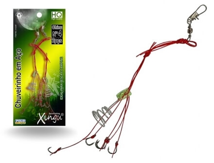 Chuveirinho Cartela c/ 2 Anzóis N°4