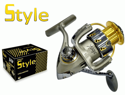 Molinete Style carretel aluminio 2000