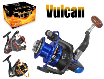 Molinete Vulcan carretel aluminio 6000 3BB